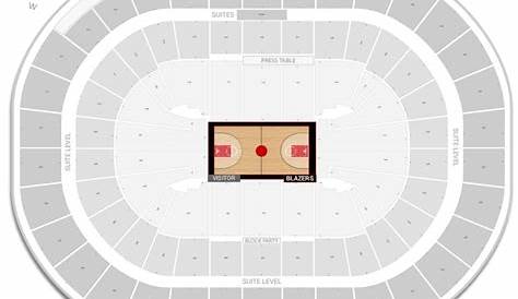 Row Seat Number Moda Center Seating Chart Concert With Rows