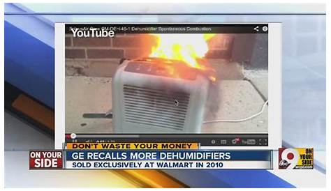 GE recalls more dehumidifier - YouTube