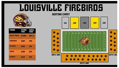 SEATING CHART - Official Site of the Louisville Firebirds
