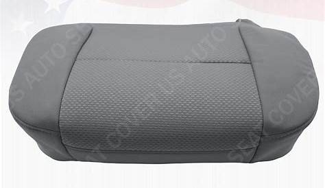 2014- 2018 Chevy Silverado 1500 Passenger Bottom Cloth Seat Cover Ash