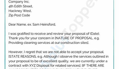 Sample Rejection Letters | Format, Template and How To Write Sample