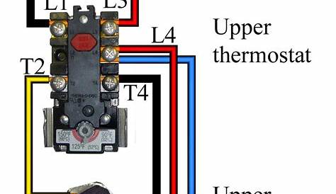 wiring diagram for 220 volt water heater