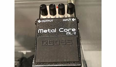 boss metal core distortion pedal