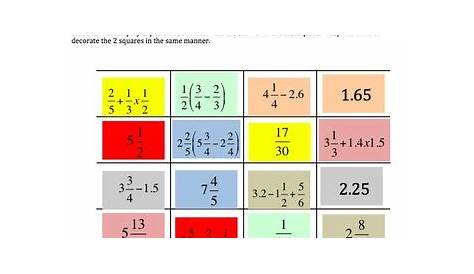 order of operations with fractions