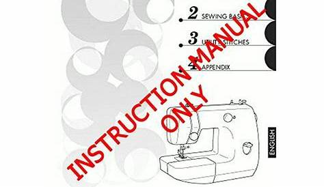 Brother LX-3125 LX-3125E Sewing Machine Owners Instruction Manual