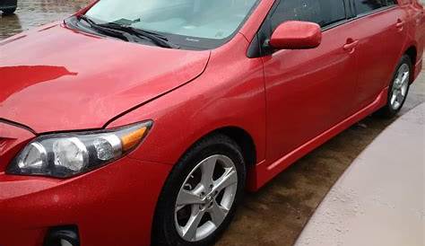 Smooth Red 2013 Toyota Corolla Sports Edition.. ASKING @3,480,000m