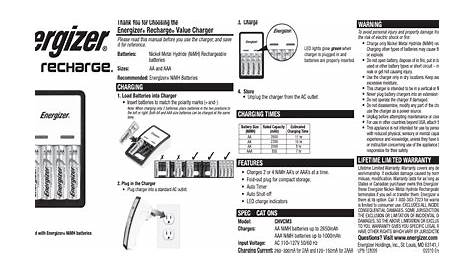 Energizer Battery Charger Chvcm3 Users Manual Chvcm3_instructions_english