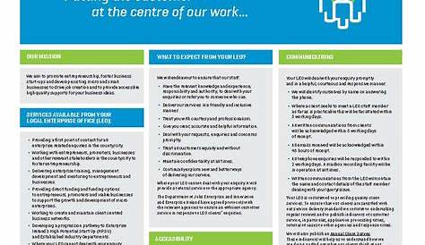 Customer Service Charter - Local Enterprise Office - Waterford