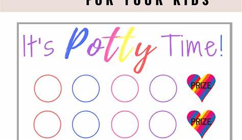 Get a free potty training sticker chart printable here! It's a perfect