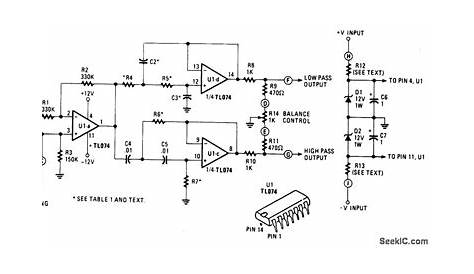 Electronic Crossover Circuit Diagram