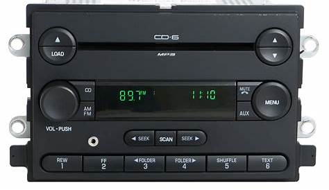 2005 Ford F-150 Truck Radio AM FM 6 Disc Player w Auxiliary Input 5L3T