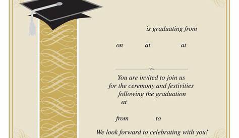 40+ FREE Graduation Invitation Templates - Template Lab