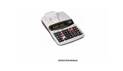 Victor Technology PL8000 calculator Specification | Manualzz