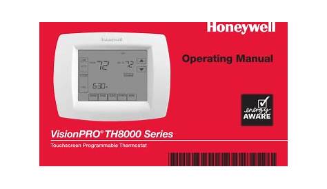 Honeywell TH8000, TH8320U1008 User manual | Manualzz