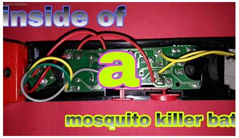 Mosquito killer bat circuit diagram and working principle - YouTube