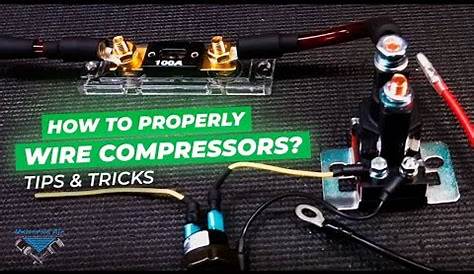 air bag compressor wiring diagram