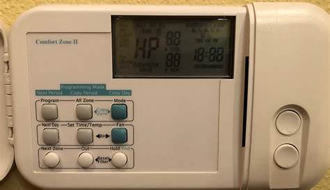how to set carrier programmable thermostat