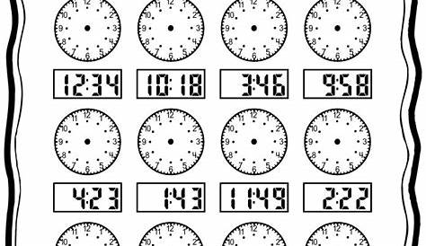 15 Best Images of Telling Time Worksheet PDF - Telling Time Worksheets
