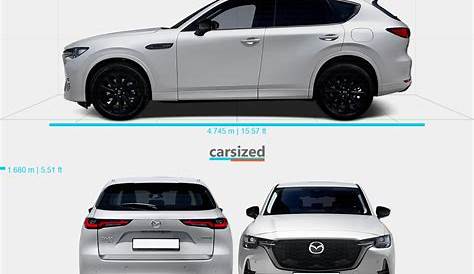 Mazda CX-60 2022-present Dimensions Side View