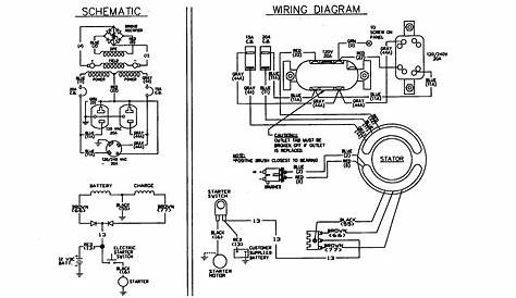 generator starter wiring diagram