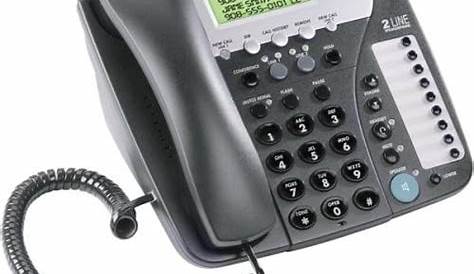 Amazon.com : AT&T 2-line Speakerphone W/ Caller ID : Corded Telephones