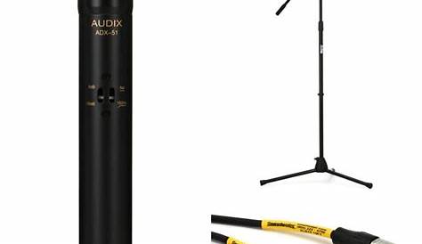 Audix ADX51 Small-diaphragm Condenser Microphone with Stand and Cable