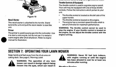 Page 11 of Yard Machines Lawn Mower 060 Series User Guide