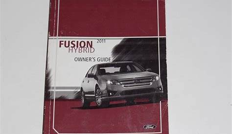 2011 ford fusion manual