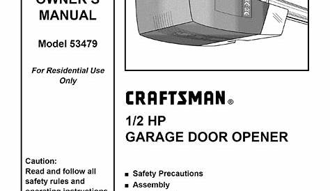craftsman 54985 manual
