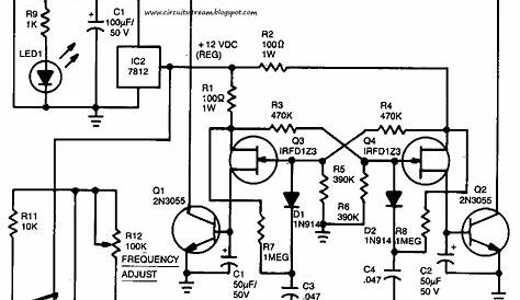Build a 60Hz Power Inverter Circuit Diagram | Electronic Circuit