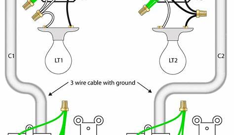 three way switch wiring schematic