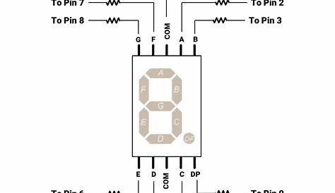 7 Segment Display Schematic Wiring Diagram And Schematics | Images and