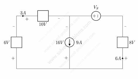 solve electrical circuit from diagram