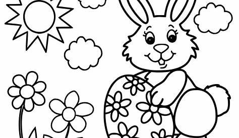 Easter Bunny Coloring Pages at GetDrawings | Free download