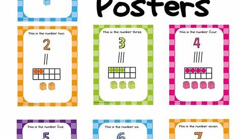 Preschool Numbers Poster Printable – Kidsworksheetfun