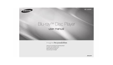 Samsung BD-J4500R User Manual | Manualzz