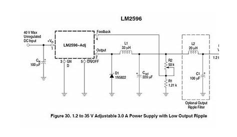 lm2596 buck converter schematic