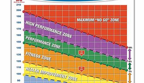 healthy fitness zone chart