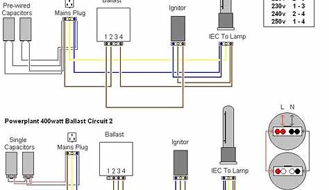 Ballast Wiring - Lighting - UK420