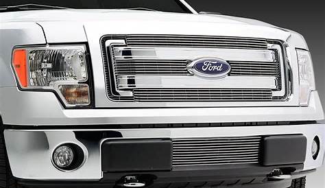 T-Rex® - Ford F-150 2013 4-Pc Horizontal Polished Billet Grille
