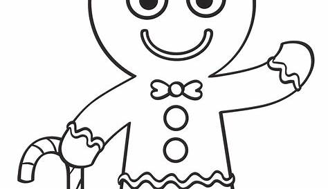 Gingerbread Man Coloring Pages to Get Kids in Spirit of Christmas