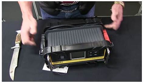 Stanley 25 Amp Battery Charger and Maintainer - YouTube