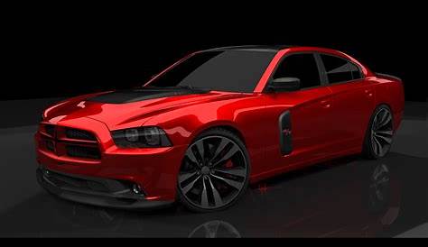 red dodge charger rt