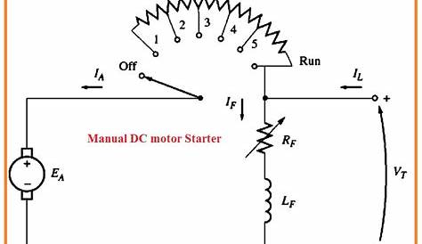 motor starting circuit diagram