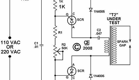 taser gun circuit diagram