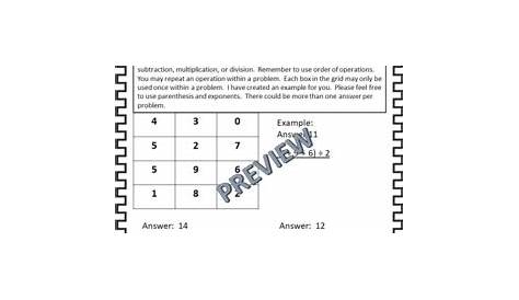 Order of Operations Games by Hendley's Hits | Teachers Pay Teachers
