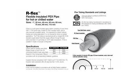 Watts R-flex Product Guide | Manualzz