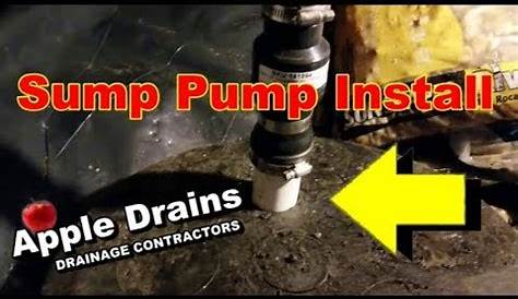 how to route sump pump discharge
