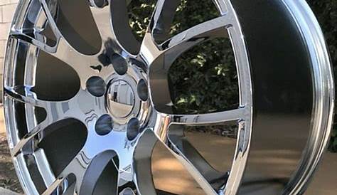 20 x9" inch Dodge Challenger SRT Hellcat OEM Replica Wheels Chrome Rims