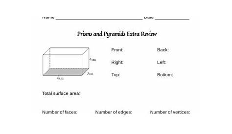 area and surface area 6th grade